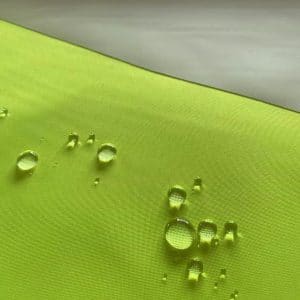 Polyester 300D Oxford High Visibility Yellow Fabric 1