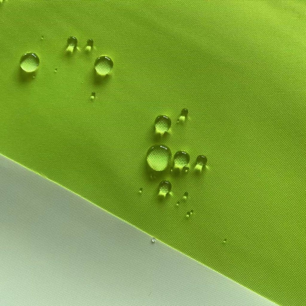 Polyester 300D Oxford High Visibility Yellow Fabric 2